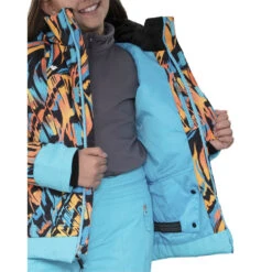 Obermeyer Taja Print Girls Jacket 2023 -Outerwear Select Stores Obermeyer Taja Print Girls Jacket 22 23 SWWN 3