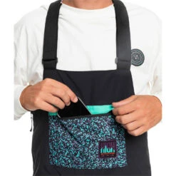 Quiksilver Fly High Bib Pant 2023 -Outerwear Select Stores Quiksilver Fly High Bib Pant 22 23 BLAC 3