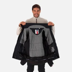 Rossignol React Merino Jacket 2023 -Outerwear Select Stores Rossignol React Merino Jacket 22 23 BLAC 3