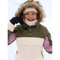 Roxy Shelter Womens Anorak Jacket21-22 -Outerwear Select Stores Roxy Women s Shelter Anorak 21 22 OLIV 1